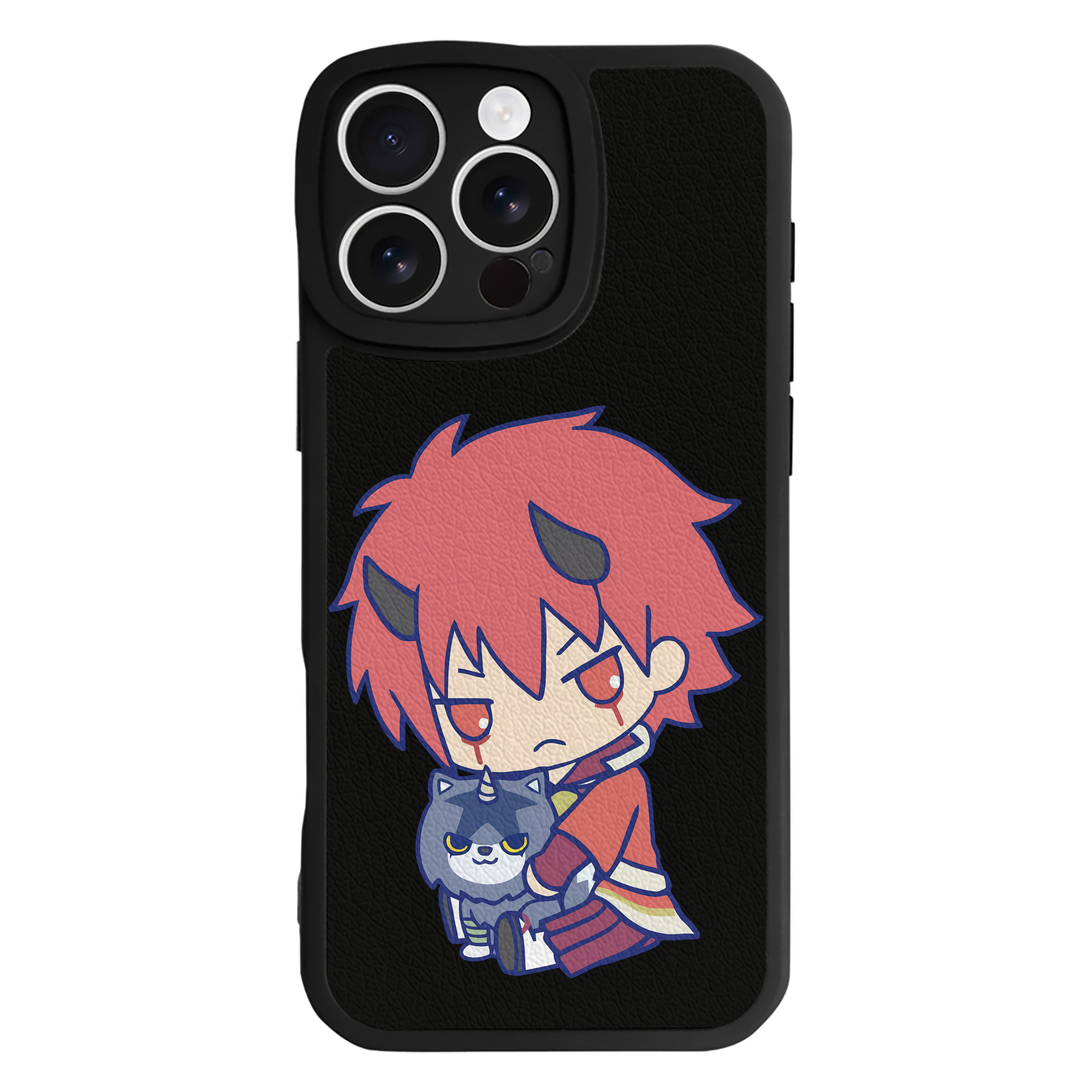 （画像用） 転スラ Regarding Reincarnated to Slime 【iPhone 16シリーズ対応】シリコンスマホケース（レザー調） 材質：シリコン